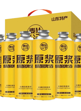 青岛特产精酿原浆啤酒礼盒装