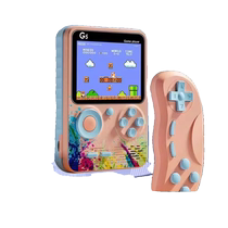 G5 nostalgic macaron multi-color charging game handheld HD screen classic game color screen dazzling color 500 in 1