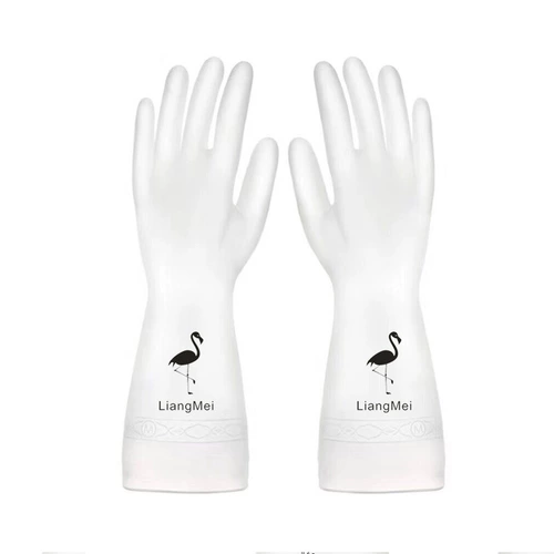 Перчатки, резиновый водонепроницаемый прочный износостойкий нескользящий комплект