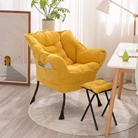 Обновить роскошную сумку для сиденья-желтая замша+стул для ног