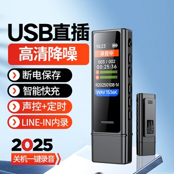 Summer New Portable Professional High-Definition Noise-Cancelling Voice Recorder for Meetings, Office, Study, Lawyers, and Students