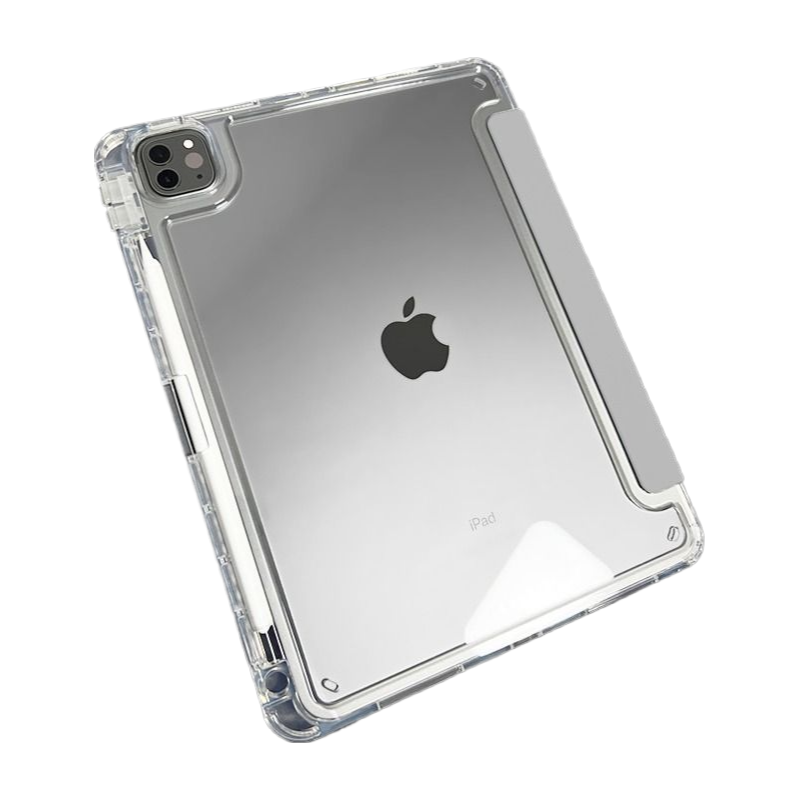 适用ipad9保护壳air5气囊5防弯摔7亚克力pro11套8透明910.2寸mini6带笔槽2024air6全包防撞air4三折平板10代
