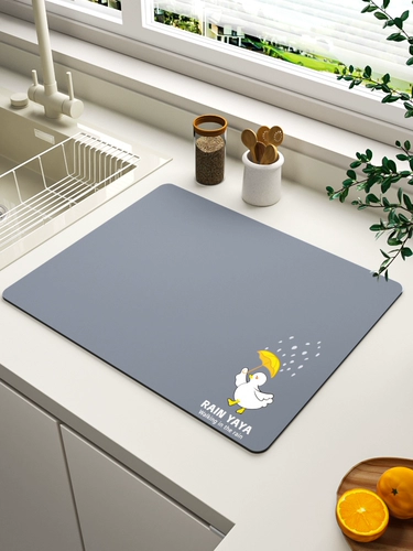 Кухонная столешница дренажная подушка для мытья посудодрянья.