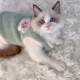 Kitten clothes, autumn clothing, warm fleece, cat kitten, ragdoll cat, blue cat, pet dog, anti-shedding autumn and winter