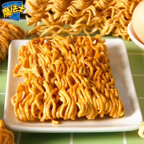 魔法士 48 упаковок сухой лапши, целая коробка лапши быстрого приготовления, хрустящая пальмовая лапша, закуски к полднику, вкуснятина