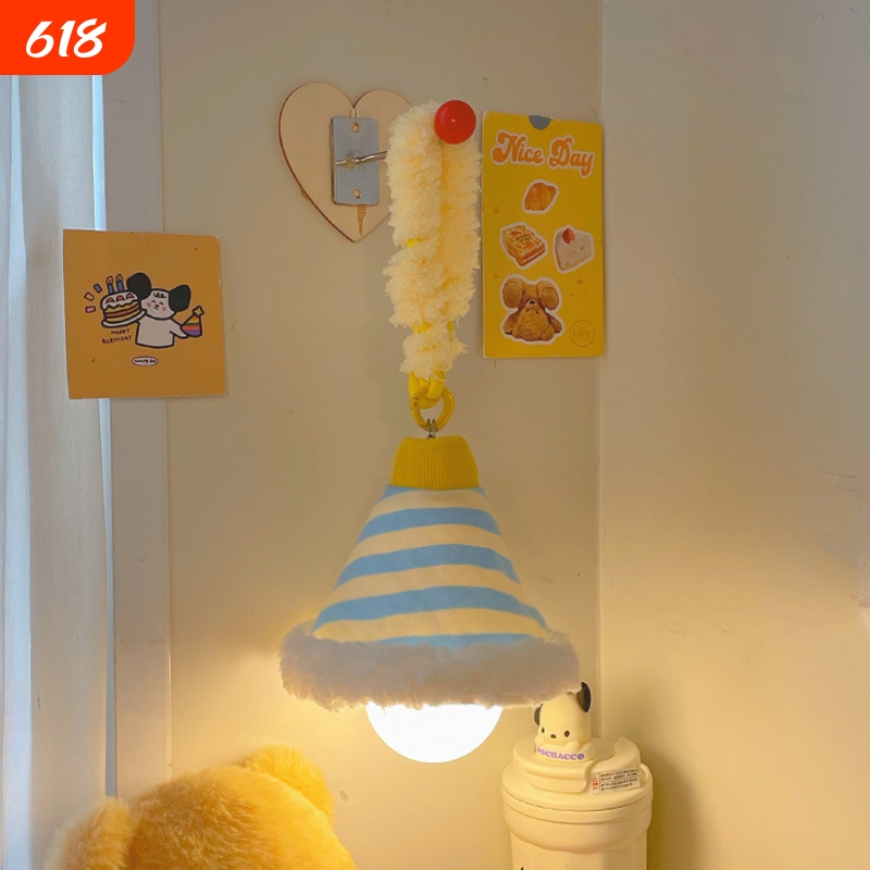 Wall-Mounted Night Light for Bedroom Sleep, Cute Room Decoration, Nighttime Bedroom Bedside Hanging Atmosphere Pendant Light Wall-Mounted Night Light for Bedroom Sleep, Cute Room Decoration, Nighttime Bedroom Bedside Hanging Atmosphere Pendant Light
