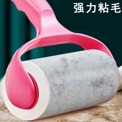 Роликовая щетка для ворса, приклеиватель ворса из рулонной бумаги для одежды, фетровая валиковая щетка, валик для прилипания ворса, удаляет одежду и заменяет липкую бумагу с сердцевиной.