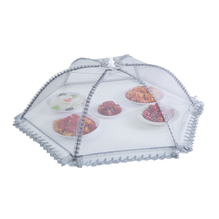 饭菜罩子盖菜罩可折叠餐桌罩防苍蝇饭罩神器家用防尘罩伞剩菜防蚊