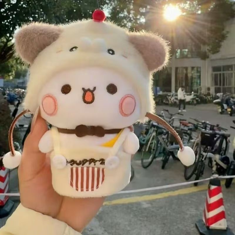 10cm Cute Plush Toy Doll Keychain Pendant Couple Accessories Gift