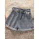 牛仔短裤女夏季2025年新款韩版高腰宽松休闲a字显瘦网红阔腿热裤