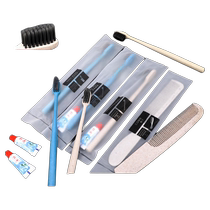 Disposable toothbrush for hotels soft-bristled household hospitality toothbrush set with toothpaste B&B toiletries