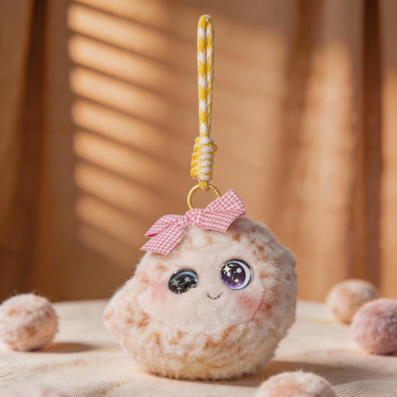 Ai Smart Cute and Adorable Small Conch Plush Bag Pendant Doll Keychain Trendy and Adorable
