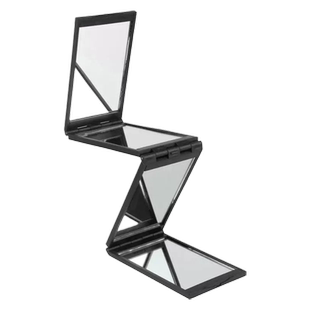 多功能四面折叠镜自己理发看后脑勺镜子便携伸缩化妆镜可折叠手持