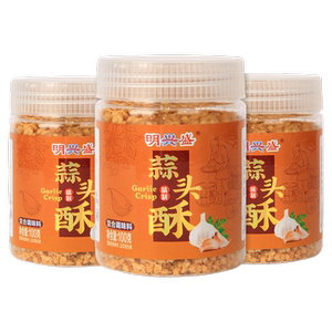 潮汕炸蒜蓉酥蒜头酥油蒜粒商用调料蒜蓉酱烧烤茄子小龙虾生蚝汤粉