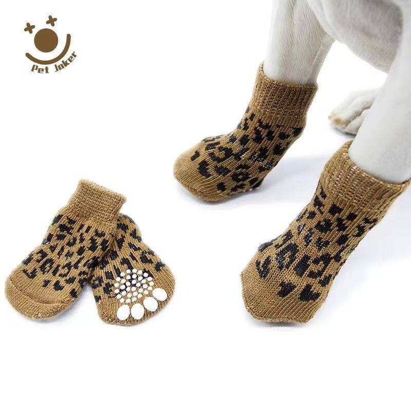 Puppy Shoes Petjoker Pet Socks Anti-Dirt Foot Covers Teddy Breathable Cat Anti-Scratch Corgi Anti-Slip Straps