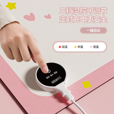 Теплый настольный коврик 加热鼠标垫超大办公室桌面加热桌垫学生宿舍写作业暖手防水暖桌垫