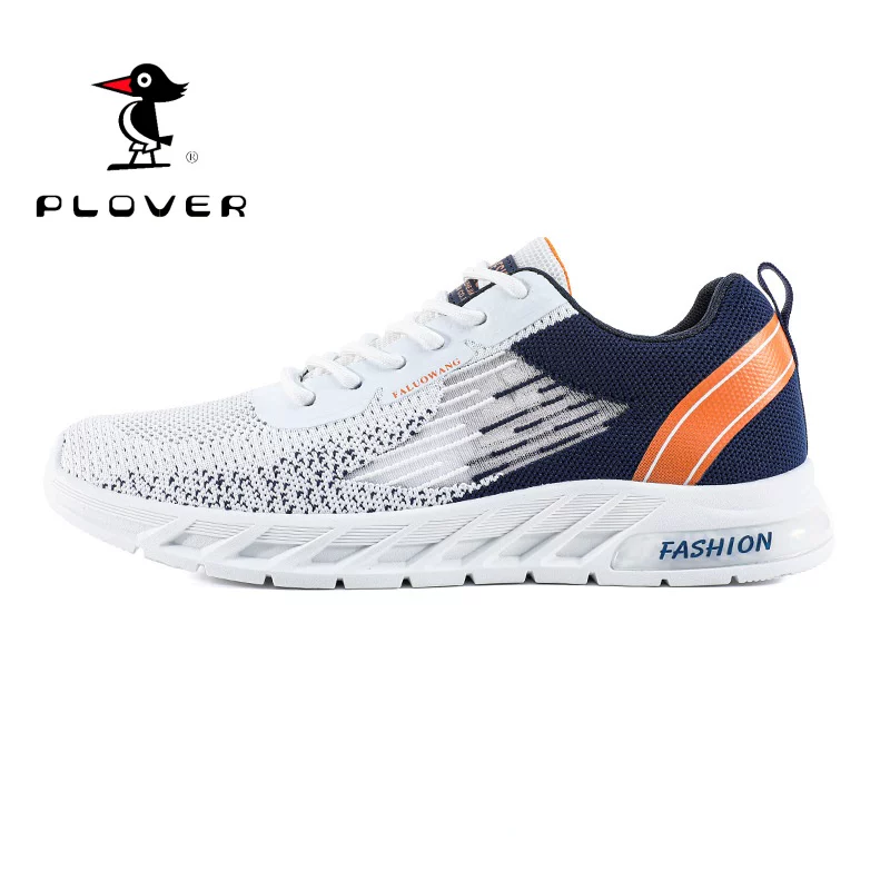 Кожаные мужские кроссовки Genuine Plover, летние спортивные кроссовки с сеткой, дышащие, повседневные спортивные мужские кроссовки, стиль dad