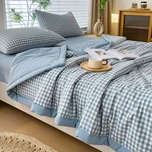 Летнее одеяло, хлопковая ткань, летнее тонкое прохладное одеяло для школьников