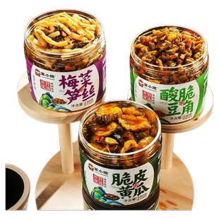菜小饱脆皮黄瓜230g*2瓶下饭菜农家酸豆角萝卜干梅菜笋丝泡菜酱菜