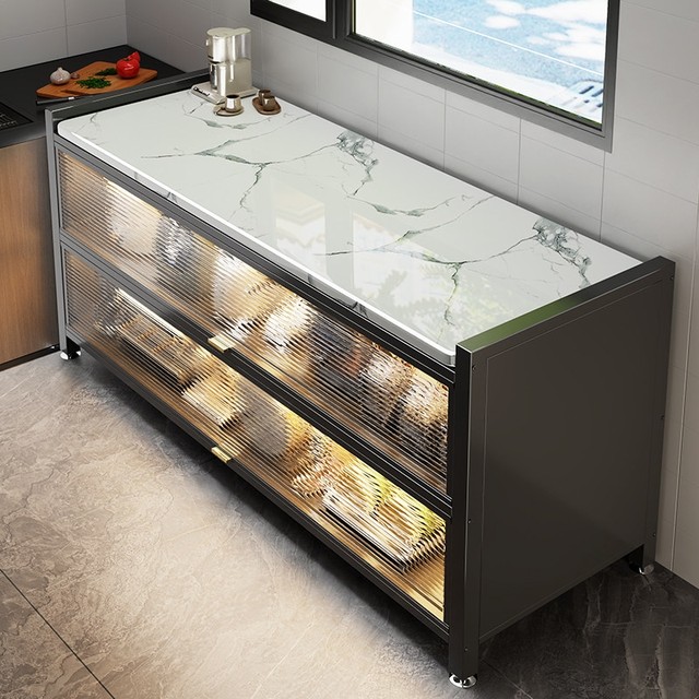 Multifunctional stone cabinets
