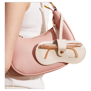 眼镜收纳袋墨镜盒女随身便携防压太阳镜保护套近视眼镜收纳挂包