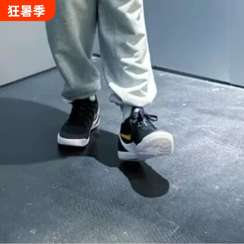 Kobe 9Th Generation Kobe White and Purple Low-Top Basketball Shoes for Men and Women, Non-Slip, Wear-Resistant, Breathable, Casual Outdoor Sports Shoes