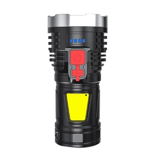 Nine head strong light led side light flashlight