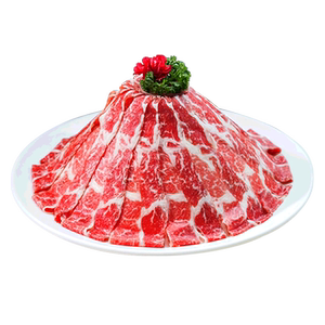 牛肉片新鲜牛肉卷肥牛卷安格斯谷饲肥牛片1500g家庭烤肉火锅食材