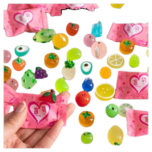 夜光立体卡通盲袋微缩水果模型发亮儿童玩具摆件小礼物盲盒发光