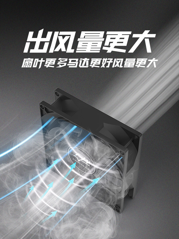 DC 12V COOLING FAN ULTRA-QUIET 12CM COMPUTER CASE 14CM HIGH SPEED 9CM LARGE AIRFLOW 8CM4CM5 6 7