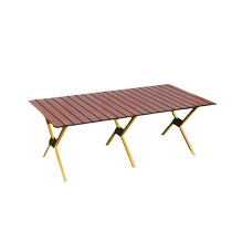 Outdoor egg roll table Kermit chair moon chair set carbon steel portable camping picnic complete set of equipment and supplies