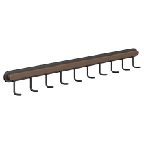Nordic kitchen hooks punch-free hanging rod wall-mounted row hooks kitchen racks spatulas spoons knife holders pot lid racks