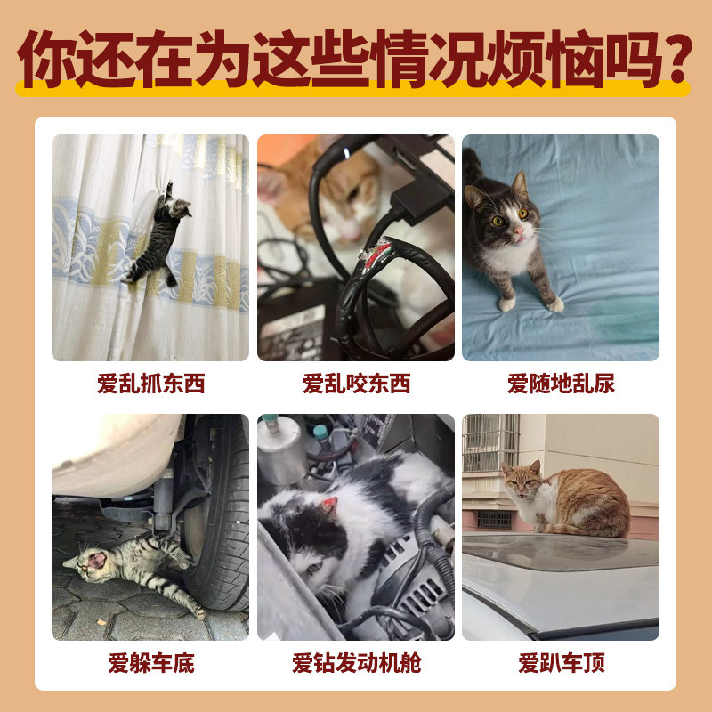 什么样的驱猫神器可以有效防猫上车和室内捣乱?