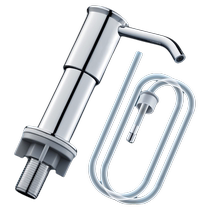 Kitchen dishwashing liquid sink press rack washbasin detergent press soap dispenser extended tube household use