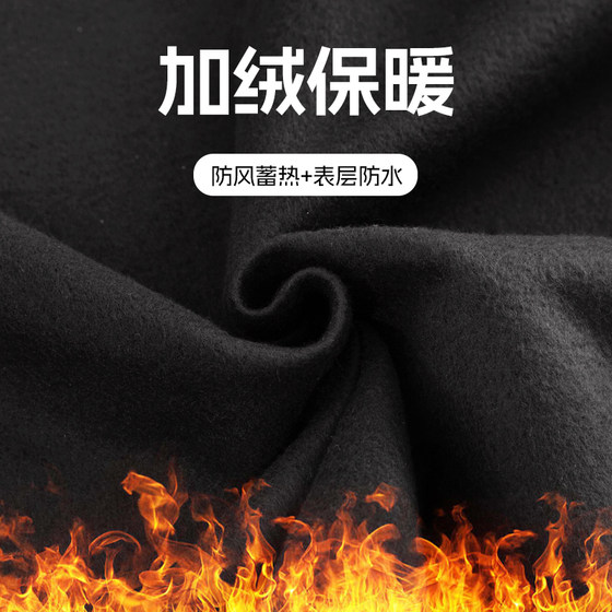 时尚罩衣围裙厨房家用工作服耐脏耐磨防风御寒加绒冬季防水上班女