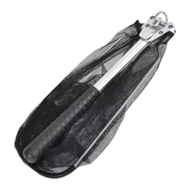 Triangular folding fishing net head nano net bag ultra-light anti-hanging competition large object super net fishing gear fishing supplies