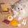 Игрушки для кошек из мочалки, игрушки для кошек, самоделки, средство от скуки, грызущие зубы, забавная кошачья палочка, маленькая кошка, коренные зубы, чистые зубы mini 1