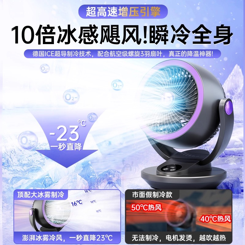 轻巧风力站：8寸11寸锂电池电扇的秘密