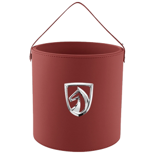 车载垃圾桶汽车内用品多功能储物桶皮革车用后排雨伞收纳袋置物盒