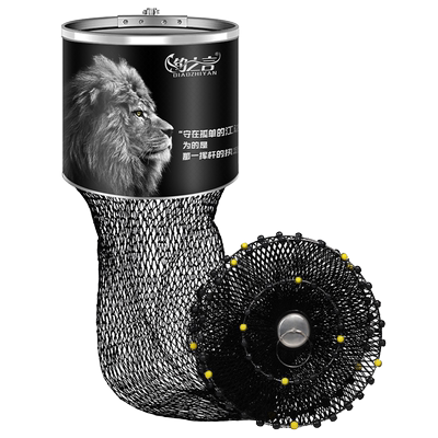 钓之言黑坑专用鱼护网兜加厚钢圈