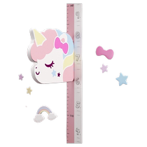 Height ruler wall sticker does not hurt the wall. Childrens cartoon height sticker baby removable measuring height ruler self-adhesive