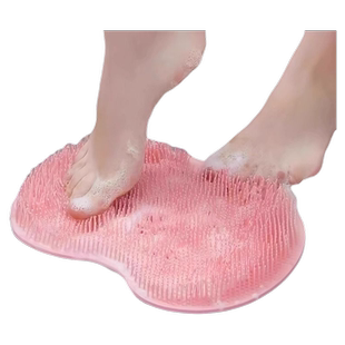 浴室神器洗脚搓脚板懒人刷脚足底按摩垫子家用防滑脚垫吸盘带吸盘