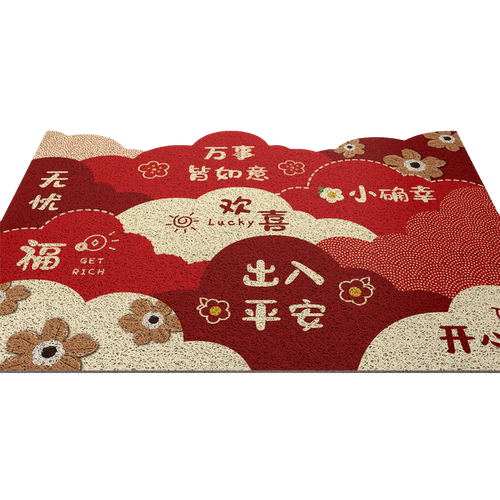 入户门地垫大门口进门丝圈脚垫家用进户门垫防滑地毯门外裁剪新居