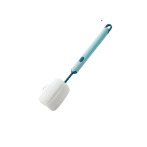 Household sponge cup brush long handle thermos cup brush multifunctional removable pp long handle brush cleaning brush cup replacement