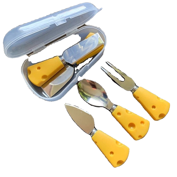 Ins small fork cute western food portable tableware handle knife spoon fruit fork steak knife set food grade