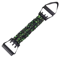 Three-hole tensioner chest expansion fitness equipment home chest muscle opening shoulder pull back artifact arm strength training equipment for men