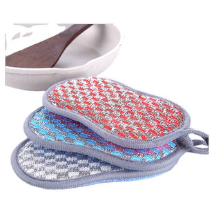 双面百洁布厨房洗碗巾海绵块清洁刷不沾油纤维抹布魔力擦吸水吸油