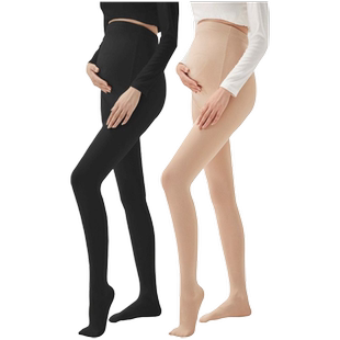 孕妇打底裤丝袜春秋外穿薄款加绒保暖光腿神器打底连裤袜孕期托腹
