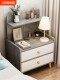 床头柜简约现代卧室家用小柜子轻奢高级感出租房用小型床头置物架