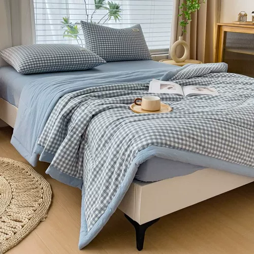 Летнее одеяло, хлопковая ткань, летнее тонкое прохладное одеяло для школьников